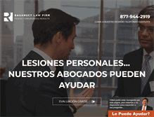 Tablet Screenshot of abogadodetexas.com